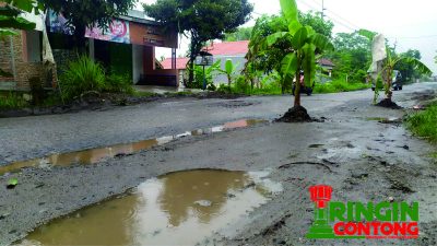 Warga Tapen Keluhkan Jalan Rusak Akibat Proyek Jembatan Ploso