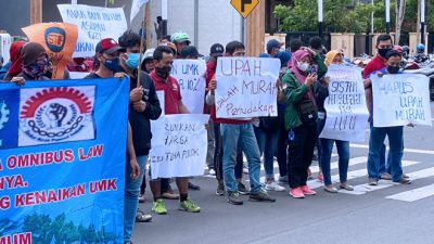 Belum Ada Titik Temu, Demo Kenaikan UMK Berlanjut