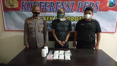 Pengedar Pil Koplo Diringkus Unit Reskrim Polsek Jogoroto Jombang