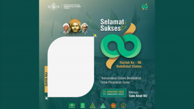 Link Twibbon Harlah NU ke-96 31 Januari 2022