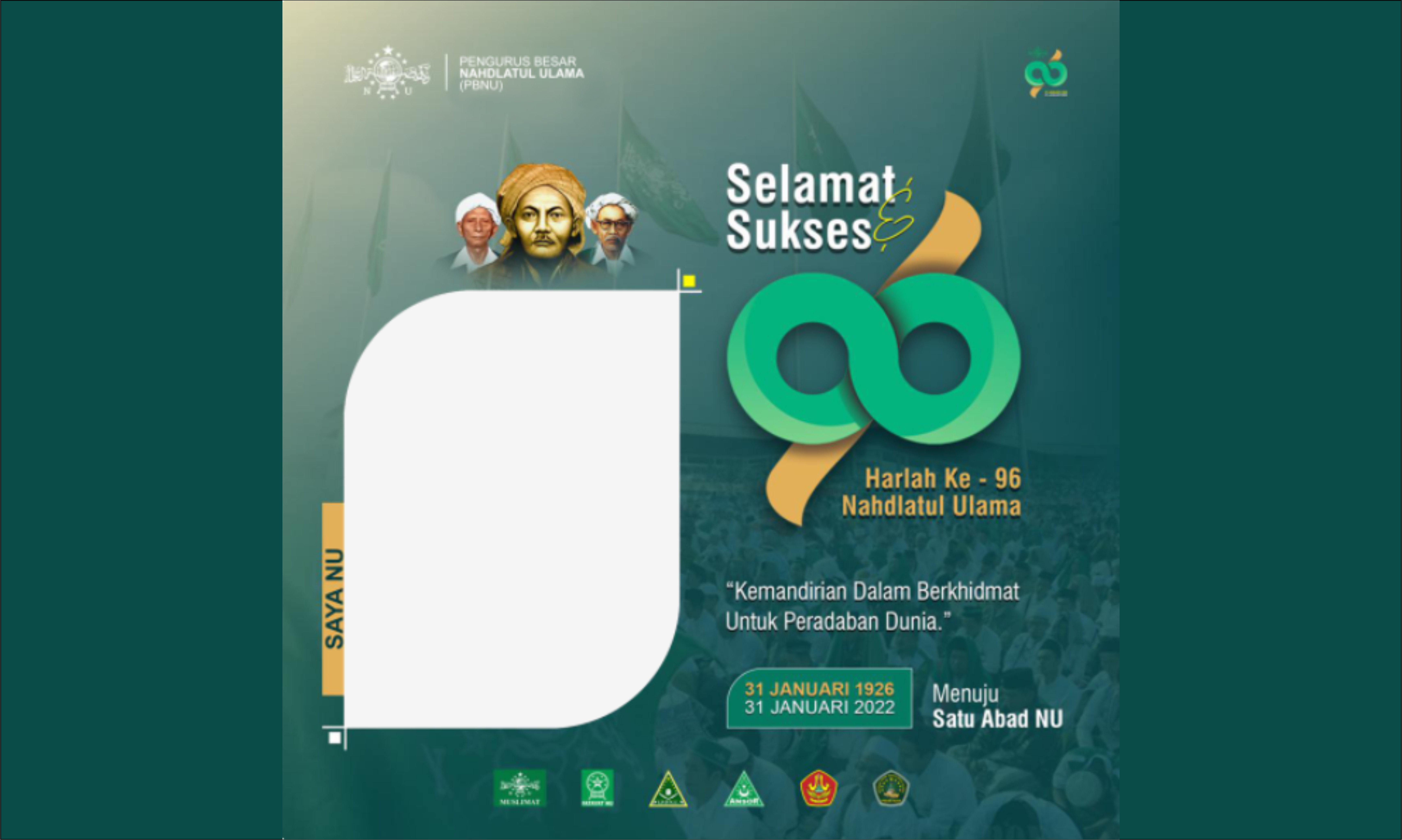 Link Twibbon Harlah NU ke-96 31 Januari 2022