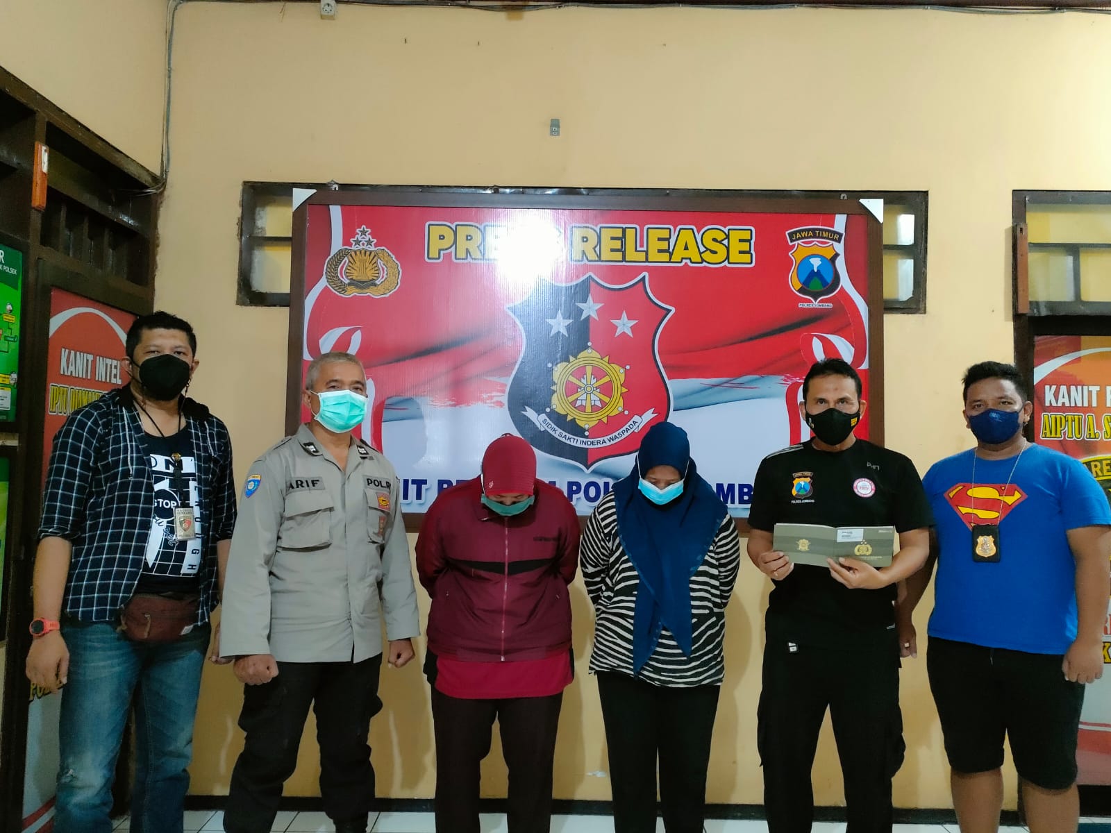 para pelaku sa'at di amankan polisi