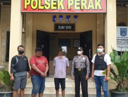 Polisi Ringkus, Dua Pelaku Pencurian Tiang Telphon