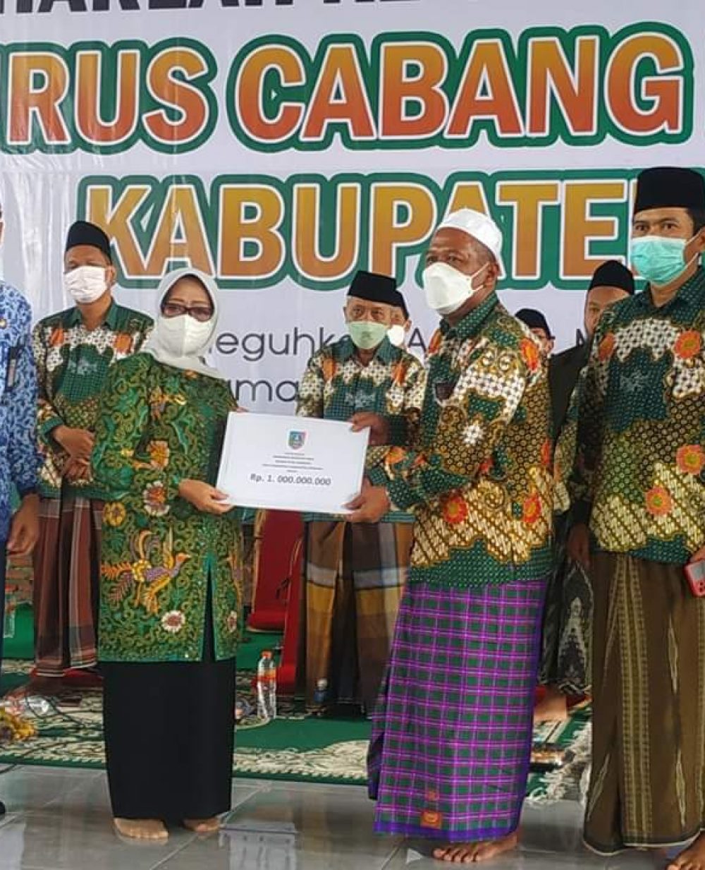 Bupati Jombang Berikan Dana Hibah Kepada PCNU Sebesar 1Miliar