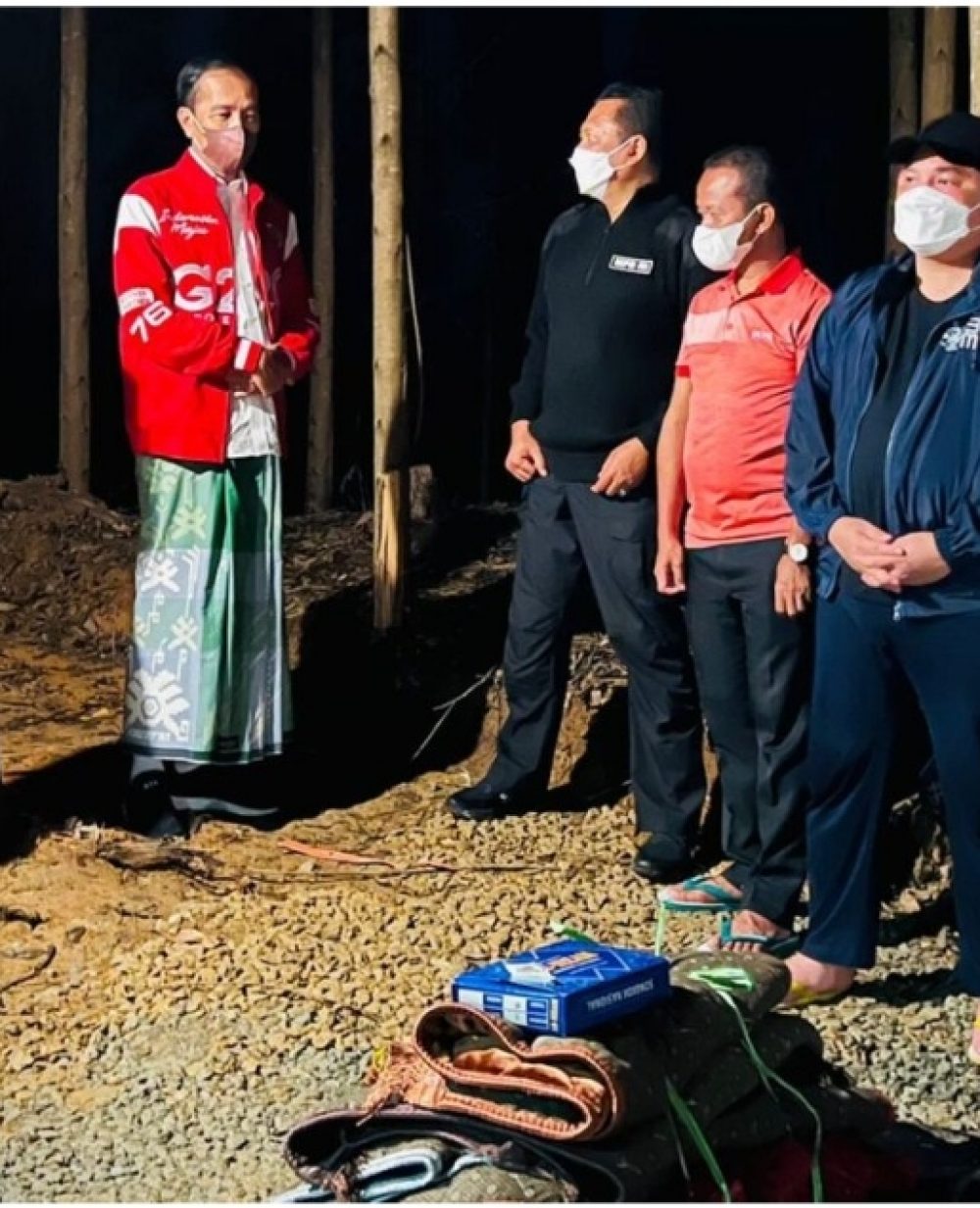 Saat Presiden Menikmati Malam di IKN