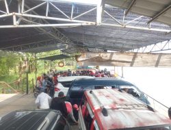 Perahu Tambang Penghubung Antar Kabupaten Ramai Di Jadikan Jalan Alternatif Sebagai Antisipasi Terjebak Kemacetan