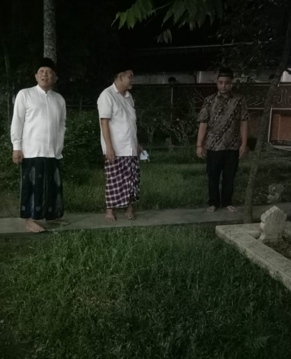 foto : Tempat pemakaman yang akan disiapkan untuk Ibu Nyai Hj Lily Khodijah Wahid (9/5/2022).