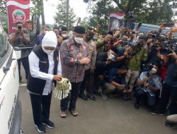 Pecah Kendi,Gubernur Khofifah Bangga Lepas Ekspor Pertama Kopi Excelsa Wonosalam Jombang