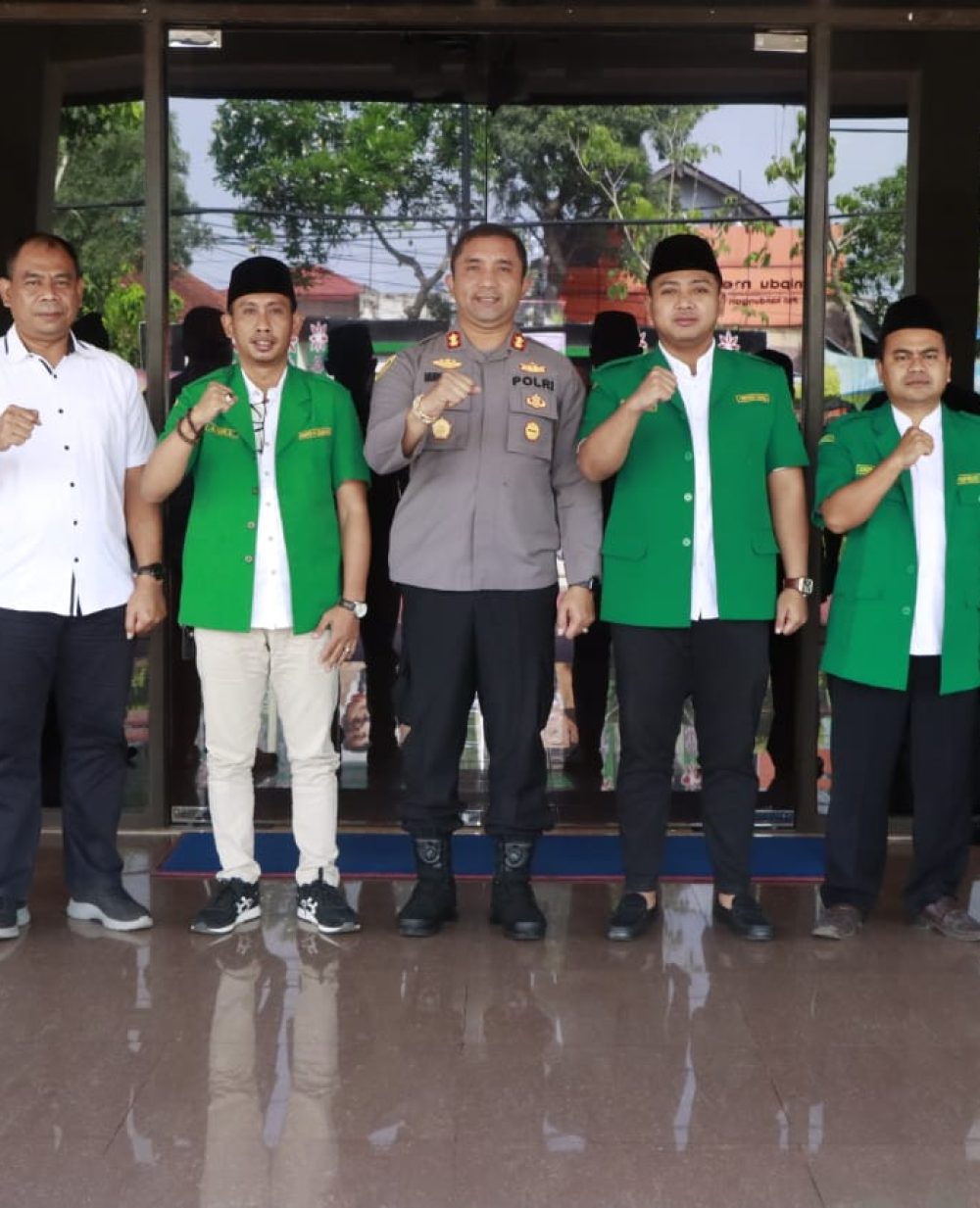 Kapolres dan Jajaran PC GP Ansor Jombang
