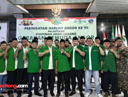 PAC GP Ansor Ploso Dilantik, Ketua: Kita Harus Progresif dan Inovatif Dalam Berorganisasi