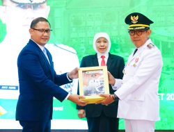 Hadiri Sertijab Walikota dan Wakil Walikota Batu, Gubernur Khofifah Pesankan Program Nawa Bhakti Kota Batu Inline Dengan Nawa Bhakti Satya dan Asta Cita