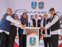 Resmikan DAM Boreng, Gubernur Khofifah: Upaya Pulihkan Produktivitas Pertanian, Wujudkan Ketahanan Pangan