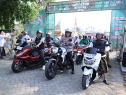 Ziarah Ulama : Bupati Jombang Bersama Ansor Kampanyekan Safety Riding
