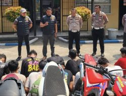 Puluhan Remaja dan Belasan Motor Diamankan Polisi Usai Terlibat Konvoi dan Membuat Onar di Jombang