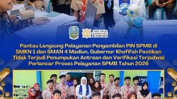 Gubernur Khofifah Pantau Langsung Proses Verifikasi SPMB di Madiun, Pastikan Verifikasi Terjadwal Perlancar Proses Pengambilan Pin SPMB Tahun 2026